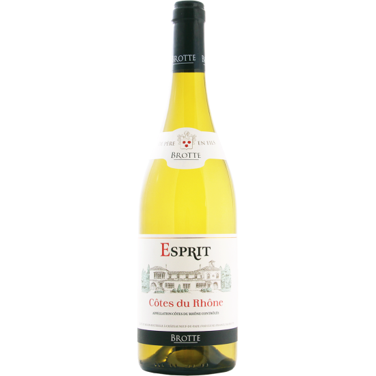 BROTTE ESPRIT BARVILLE ALB A.O.C COTES DU RHONE 2022 0,75L BROTTE ESPRIT BARVILLE ALB A.O.C COTES DU RHONE 2022 0,75L